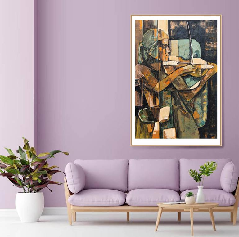 Original Contemporary Women Painting by Artist Gurdish Pannu