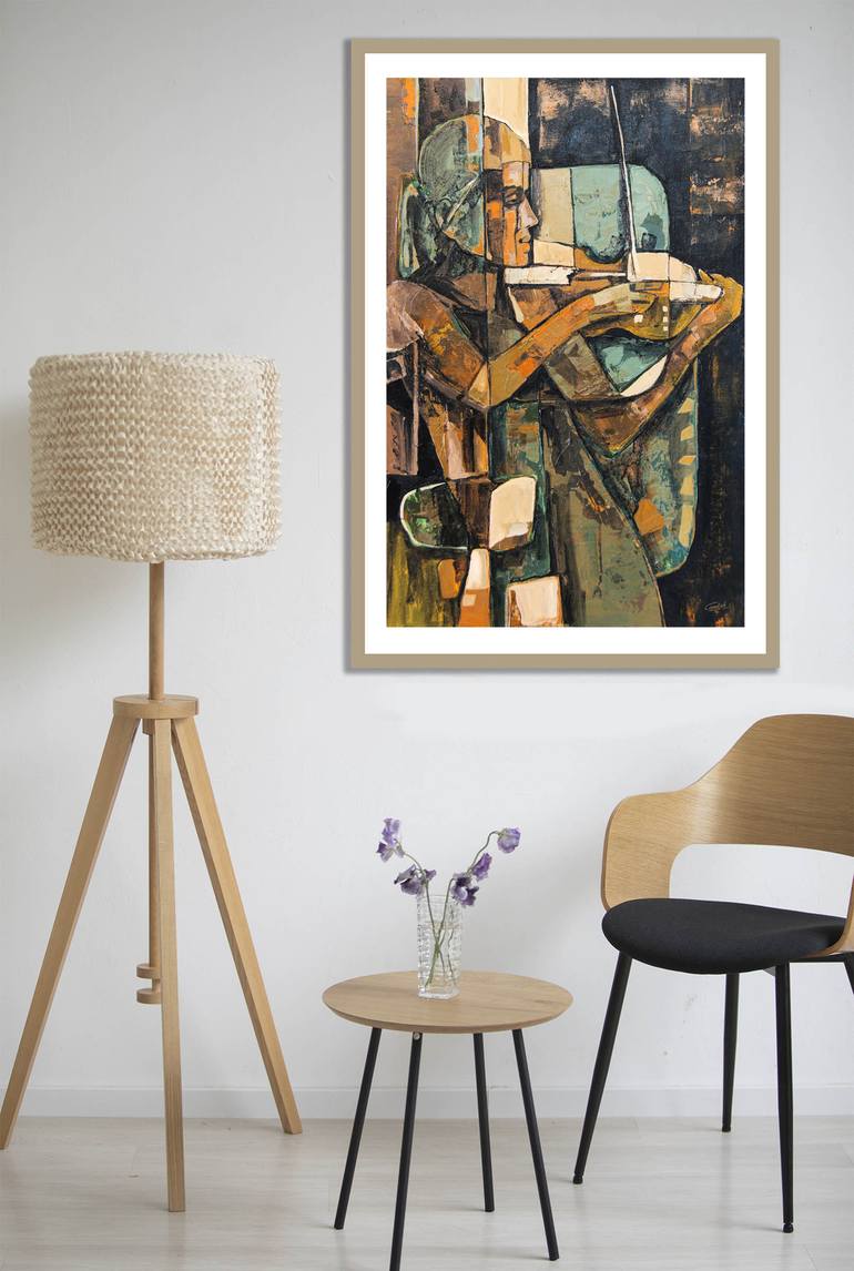 Original Contemporary Women Painting by Artist Gurdish Pannu