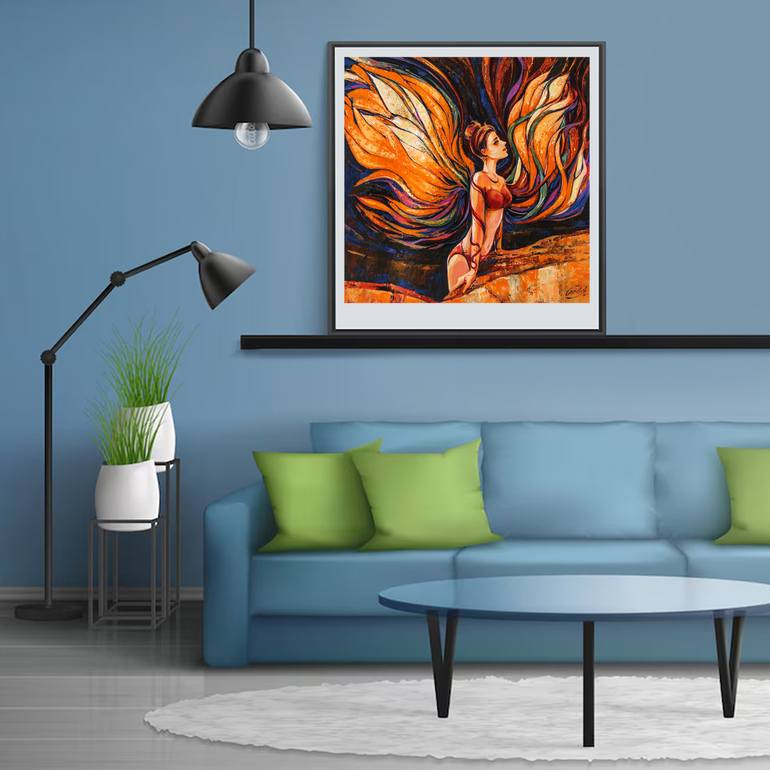 Original Conceptual Women Painting by Artist Gurdish Pannu