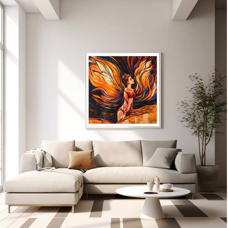 Original Conceptual Women Painting by Artist Gurdish Pannu