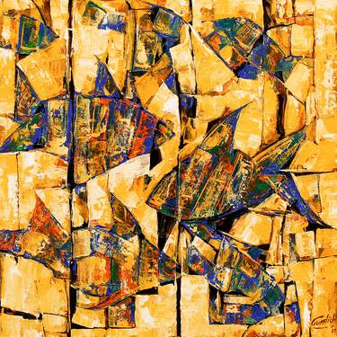 Original Abstract Paintings by Artist Gurdish Pannu