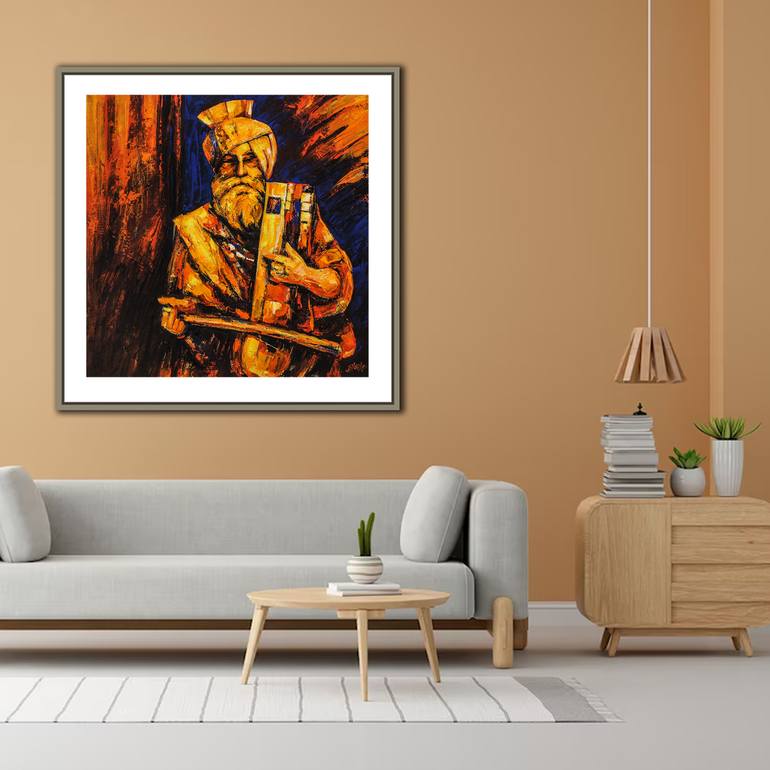 Original Realism Culture Painting by Artist Gurdish Pannu