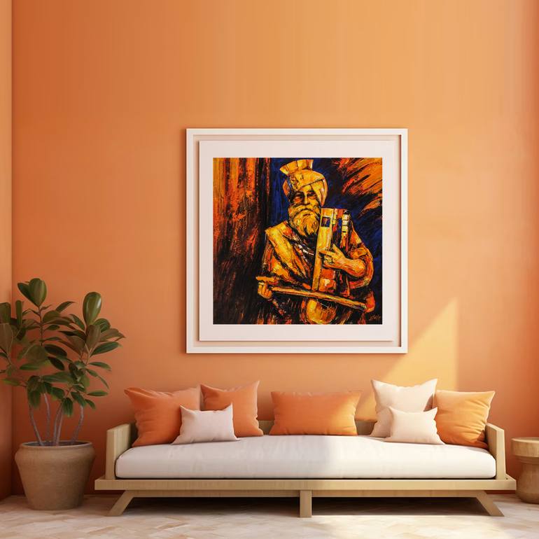 Original Realism Culture Painting by Artist Gurdish Pannu