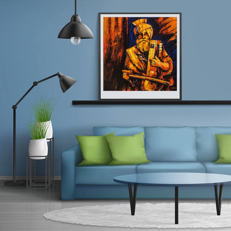 Original Realism Culture Painting by Artist Gurdish Pannu