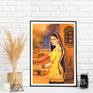 Ek Kudi- Beautiful Punjabi Girl Folk Art Painting