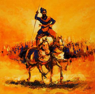 Original World Culture Paintings by Artist Gurdish Pannu