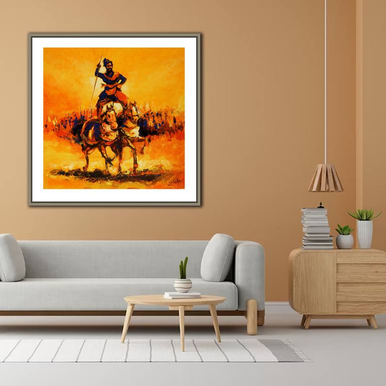 Original Folk Other Painting by Artist Gurdish Pannu