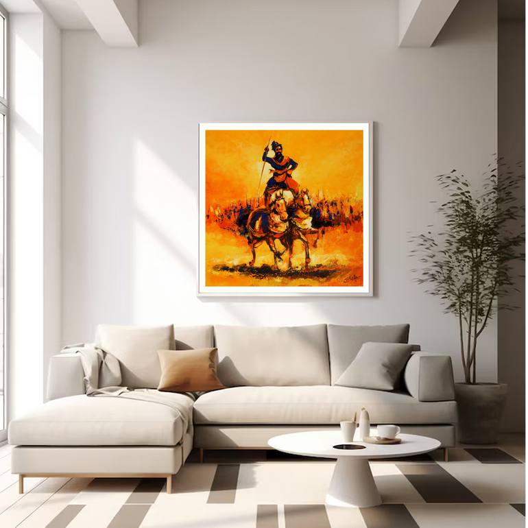 Original Folk Other Painting by Artist Gurdish Pannu