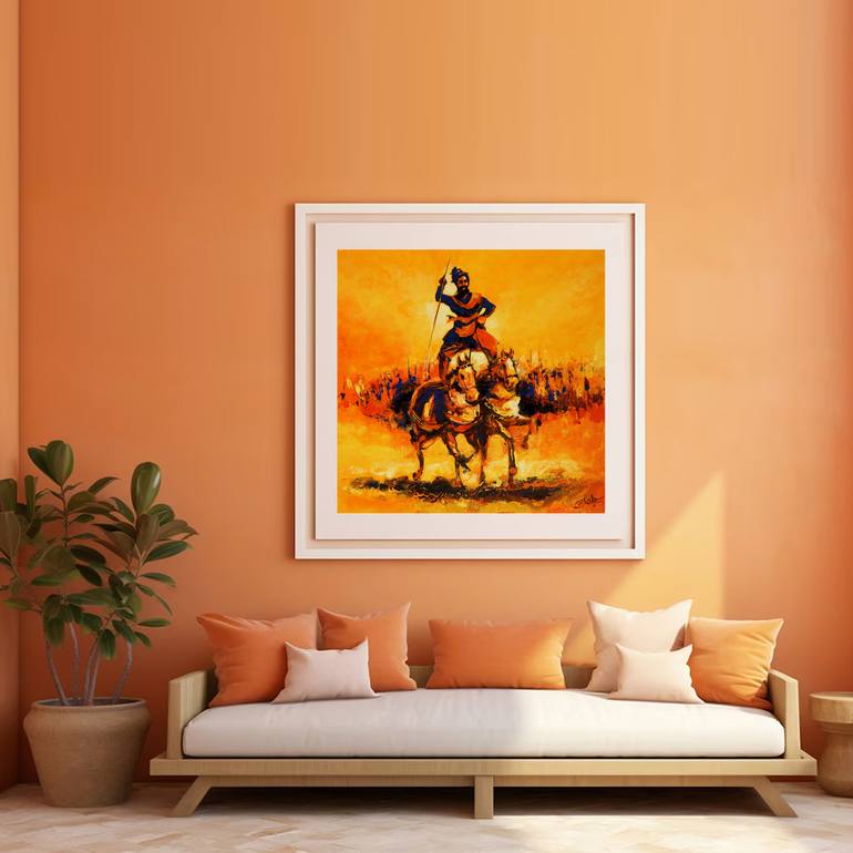 Original Folk Other Painting by Artist Gurdish Pannu