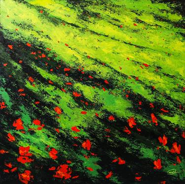 Original Abstract Nature Paintings by Artist Gurdish Pannu