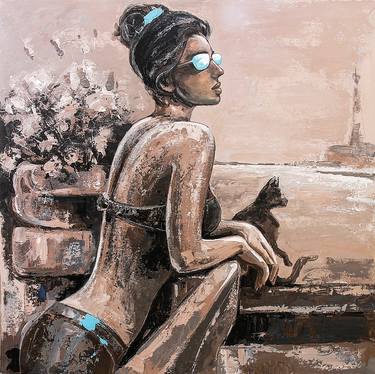 Original Figurative Abstract Paintings by Artist Gurdish Pannu