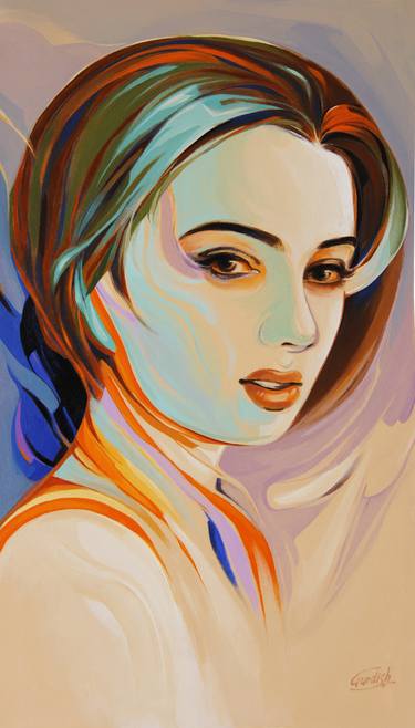 Original Portrait Paintings by Artist Gurdish Pannu