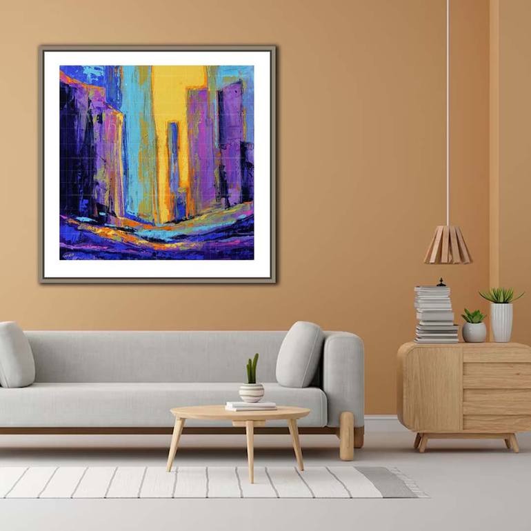 Original Conceptual Abstract Painting by Artist Gurdish Pannu