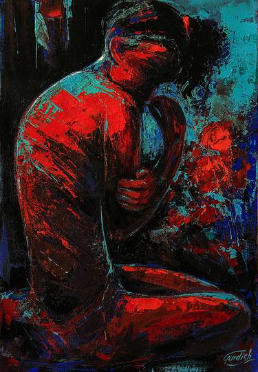 Original Nude Paintings by Artist Gurdish Pannu