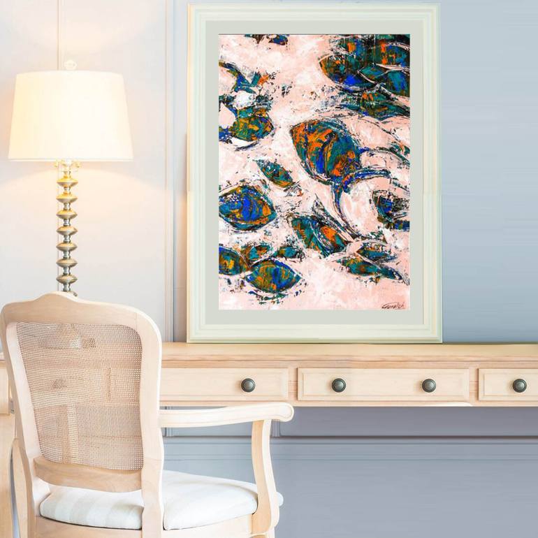 Original Expressionism Abstract Painting by Artist Gurdish Pannu