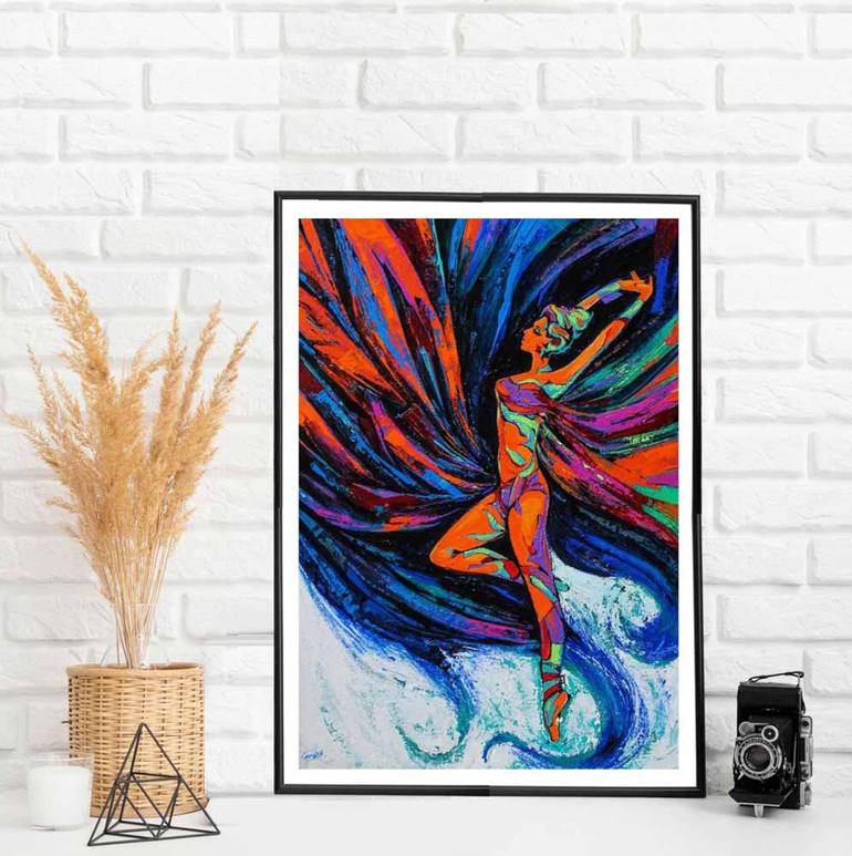 Original Abstract Expressionism Love Painting by Artist Gurdish Pannu