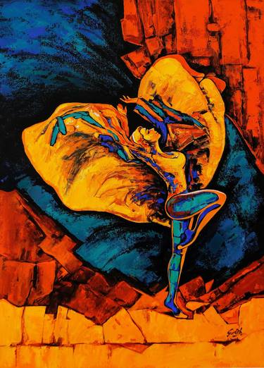 Original Expressionism Performing Arts Digital by Artist Gurdish Pannu