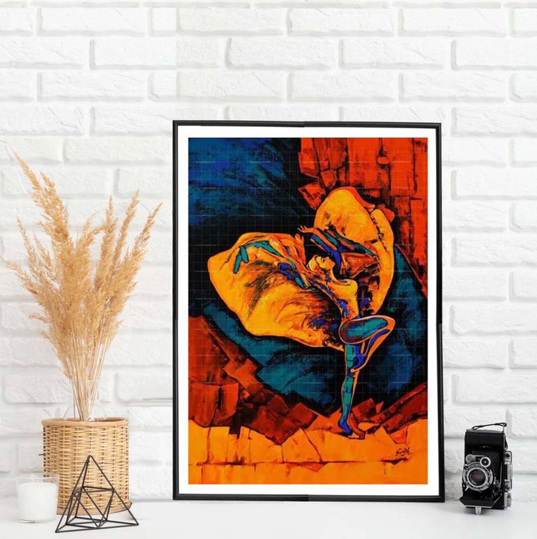 Original Expressionism Performing Arts Digital by Artist Gurdish Pannu