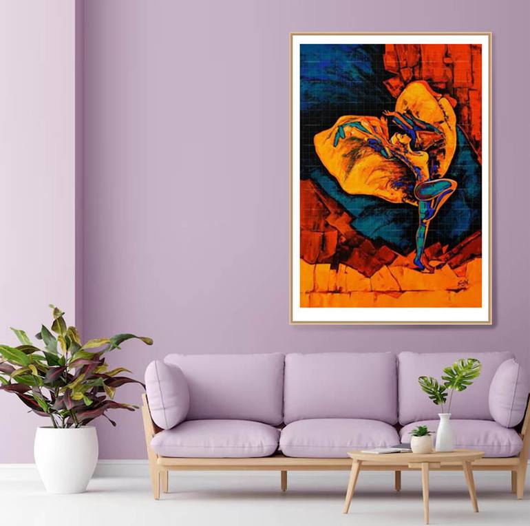 Original Expressionism Performing Arts Digital by Artist Gurdish Pannu