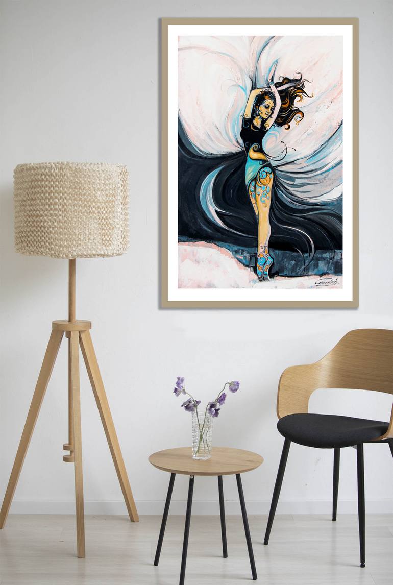Original Conceptual Performing Arts Painting by Artist Gurdish Pannu