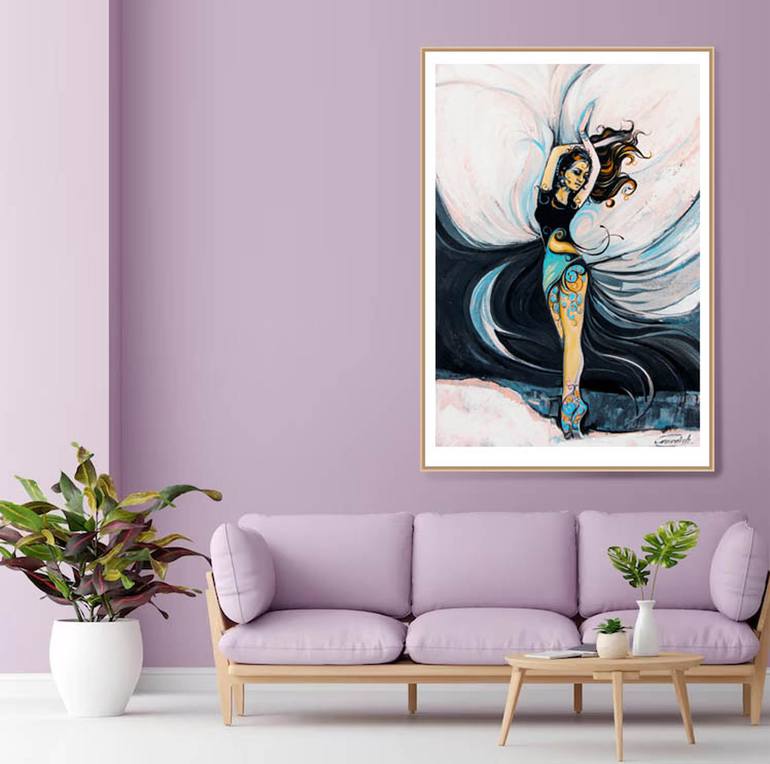 Original Conceptual Performing Arts Painting by Artist Gurdish Pannu