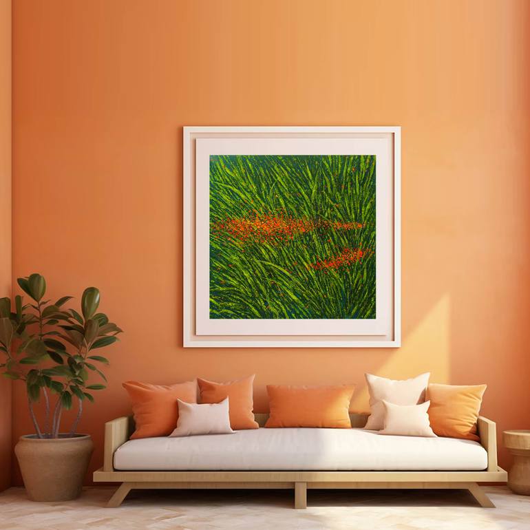 Original Illustration Nature Painting by Artist Gurdish Pannu