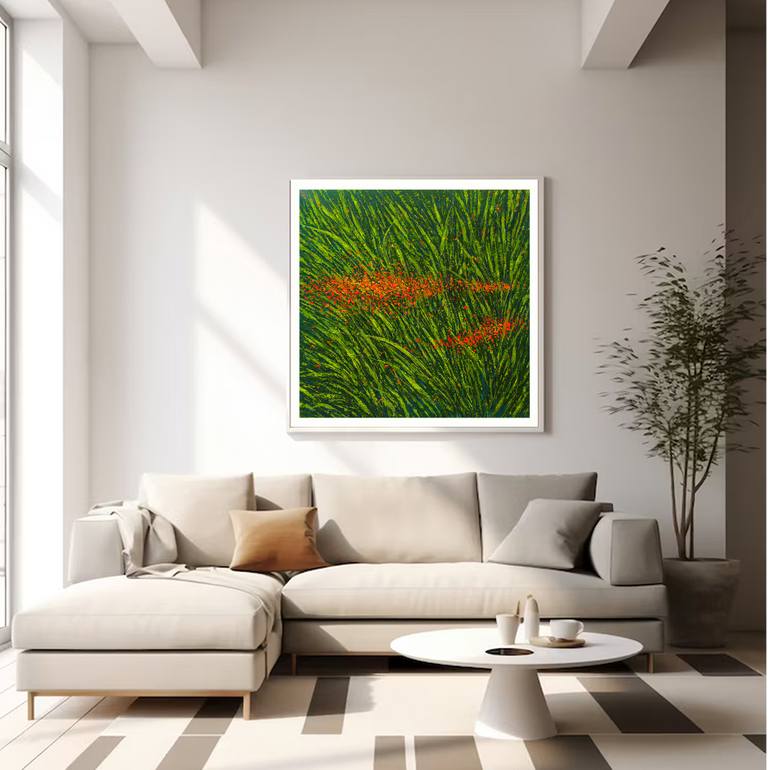 Original Illustration Nature Painting by Artist Gurdish Pannu