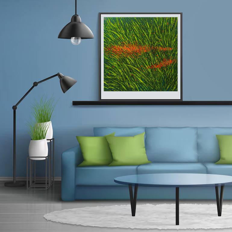 Original Illustration Nature Painting by Artist Gurdish Pannu