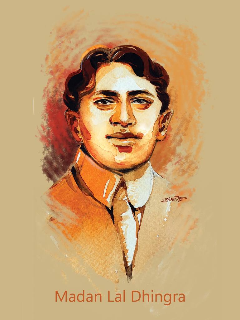 Punjabi Freedom Fighters - Madan Lal Dhingra-Limited Edition of 2 ...