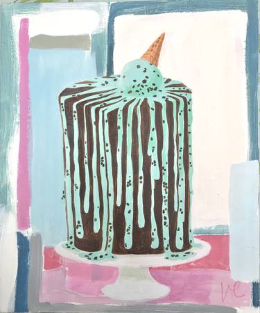 Print of Modern Food & Drink Paintings by Val Oliver