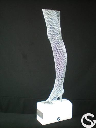 Original Art Deco Fashion Sculpture by Sławomir Golonko