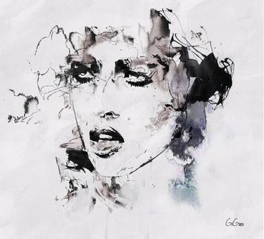 Original Abstract Women Mixed Media by Giuseppina Irene Groccia - Gigro