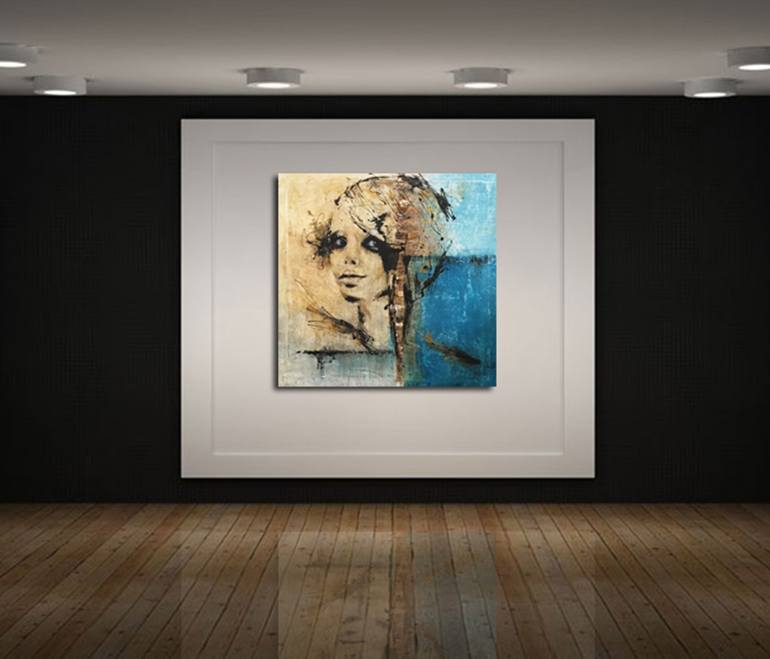 Original Abstract Women Painting by Giuseppina Irene Groccia - Gigro