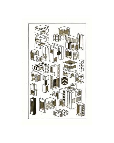 Print of Architecture Drawings by Arno van Praet