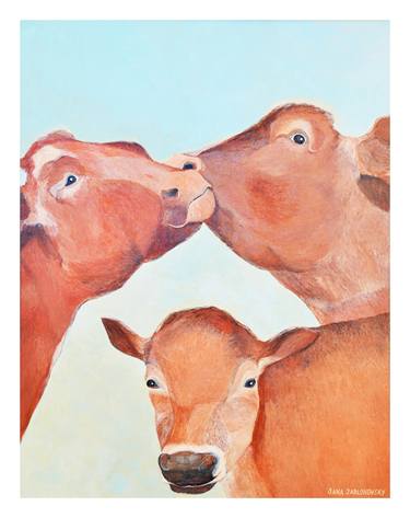 Original Realism Animal Painting by Yana Yablonovsky