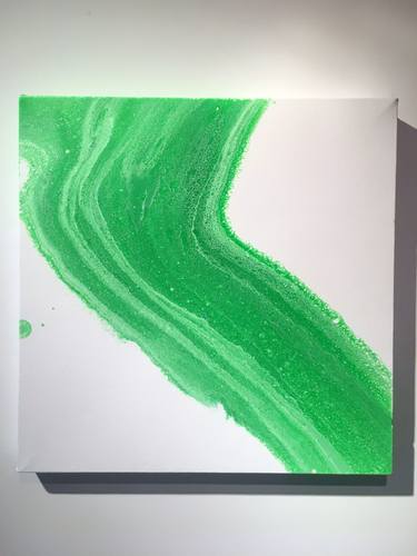 Saatchi Art Artist Geoff Nugent; Paintings, “One-of-a-Kind Original Fluid Abstract Art [027]” #art