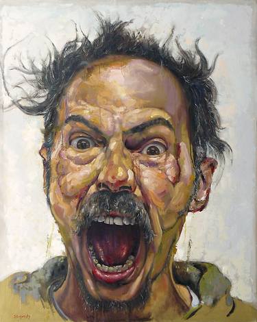 Original Expressionism People Paintings by Pablo Schugurensky
