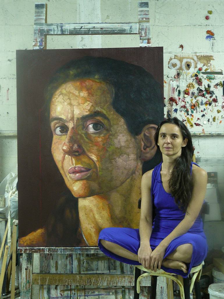 Original Realism Portrait Painting by Pablo Schugurensky