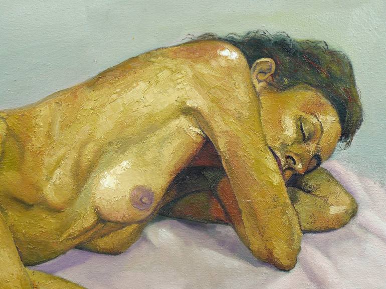 Original Figurative Nude Painting by Pablo Schugurensky