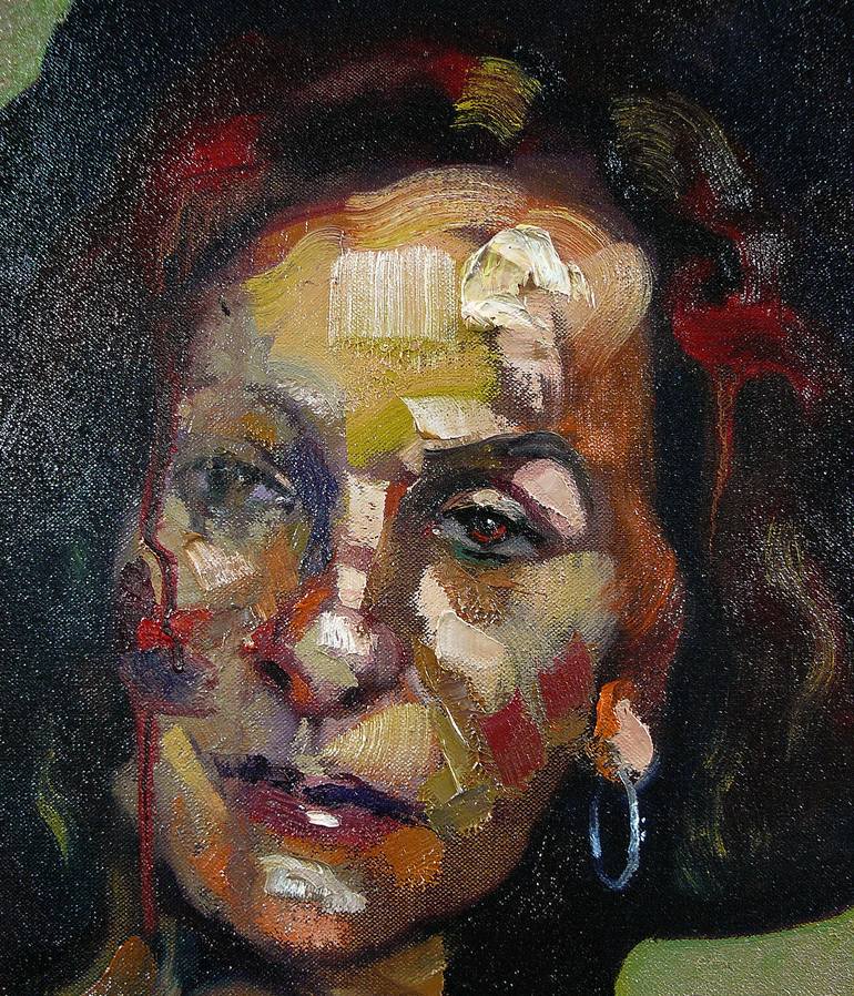 Original Expressionism Women Painting by Pablo Schugurensky