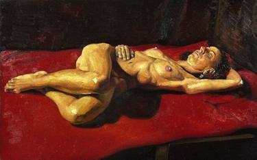Original Figurative Nude Paintings by Pablo Schugurensky