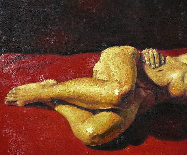 Original Figurative Nude Painting by Pablo Schugurensky