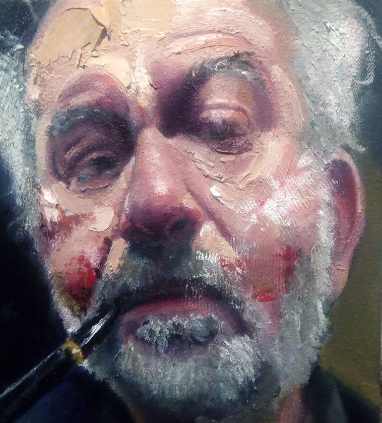 Original Figurative Portrait Painting by Pablo Schugurensky