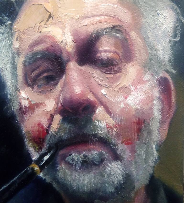 Original Portrait Painting by Pablo Schugurensky