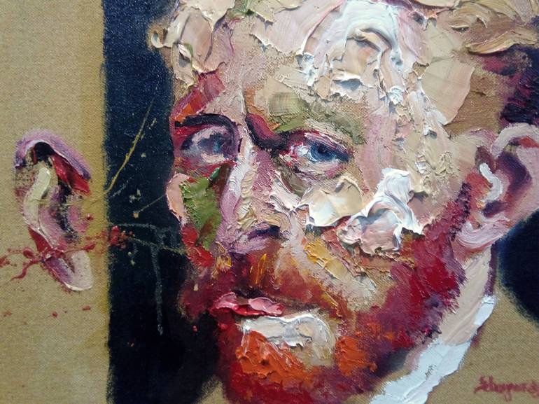 Original Expressionism Portrait Painting by Pablo Schugurensky