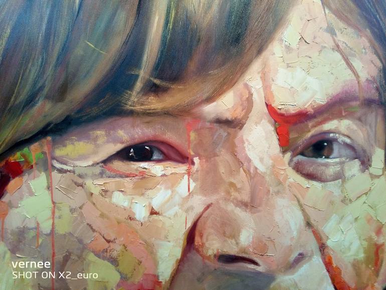 Original Expressionism People Painting by Pablo Schugurensky