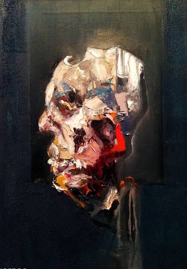 Original Expressionism Mortality Paintings by Pablo Schugurensky