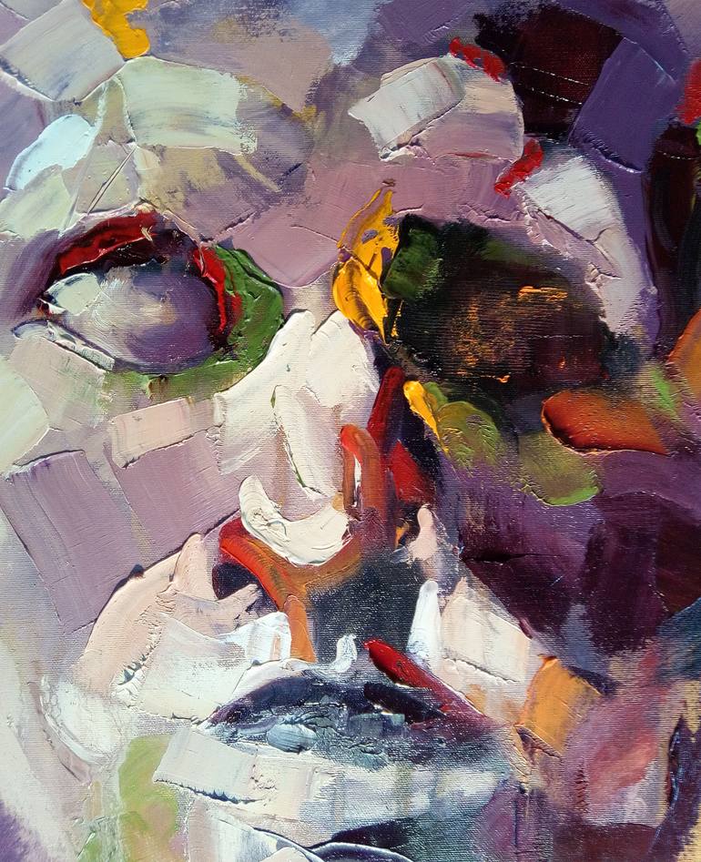 Original Expressionism People Painting by Pablo Schugurensky