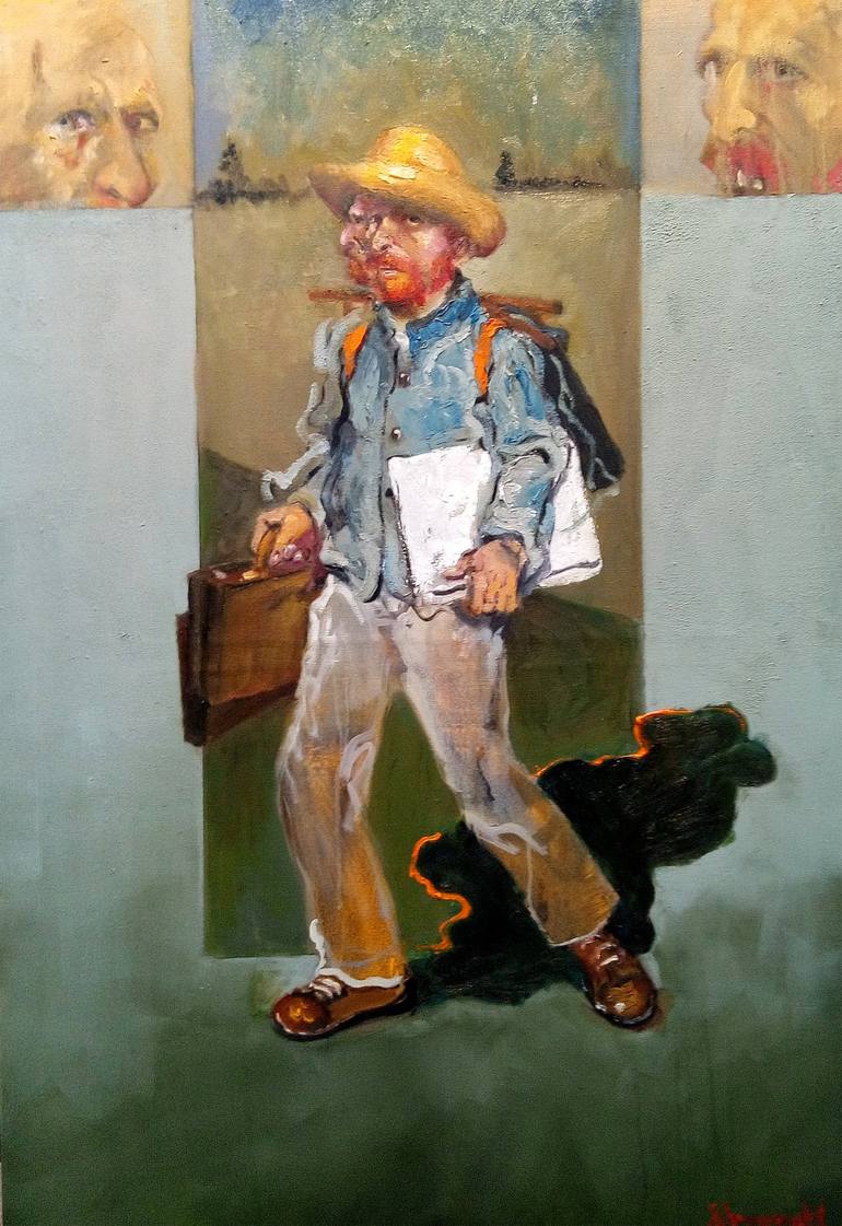 On the way to work Painting