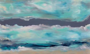 Original Abstract Expressionism Seascape Paintings by Michele Morata